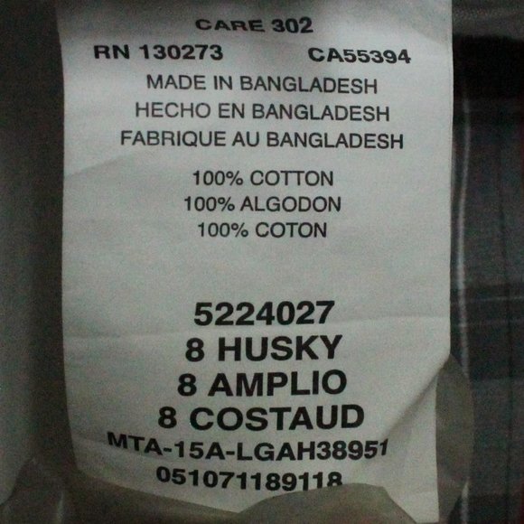 Boy's Lee Dungarees Loose Plaid Cargo Shorts - Picture 5 of 12